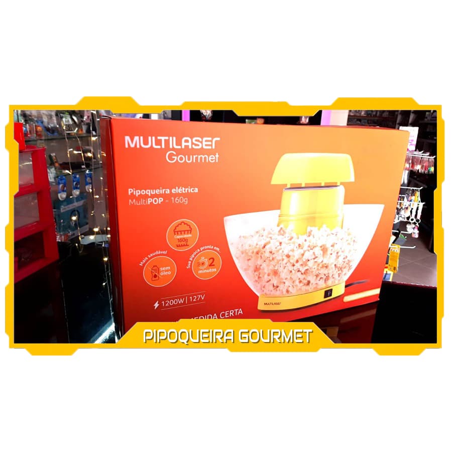 Pipoqueira Elétrica Gourmet MultiPop 160g