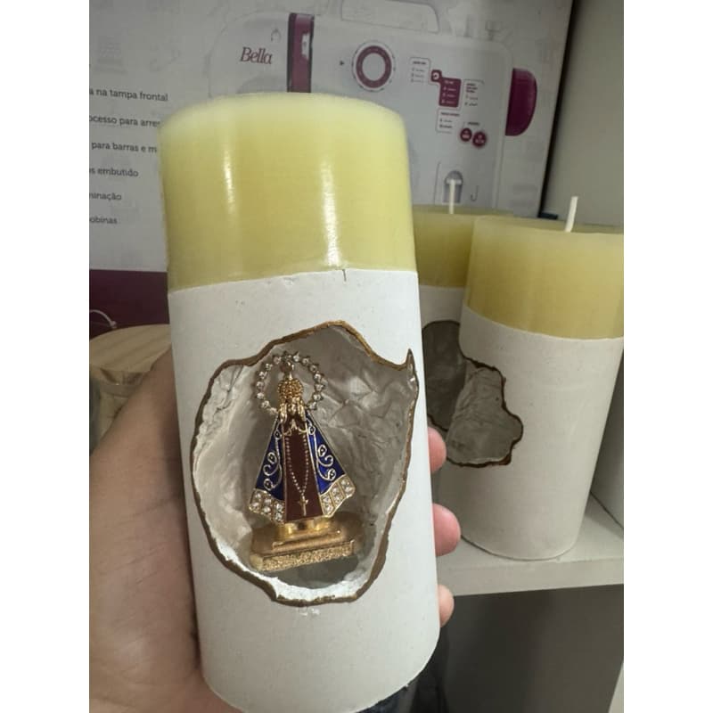 Vela Oratório Artesanal - Nossa Senhora Aparecida