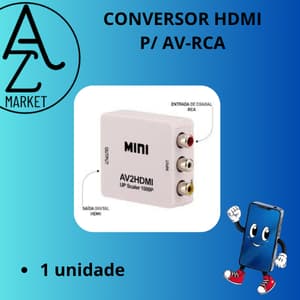 CONVERSOR HDMI P/ AV-RCA