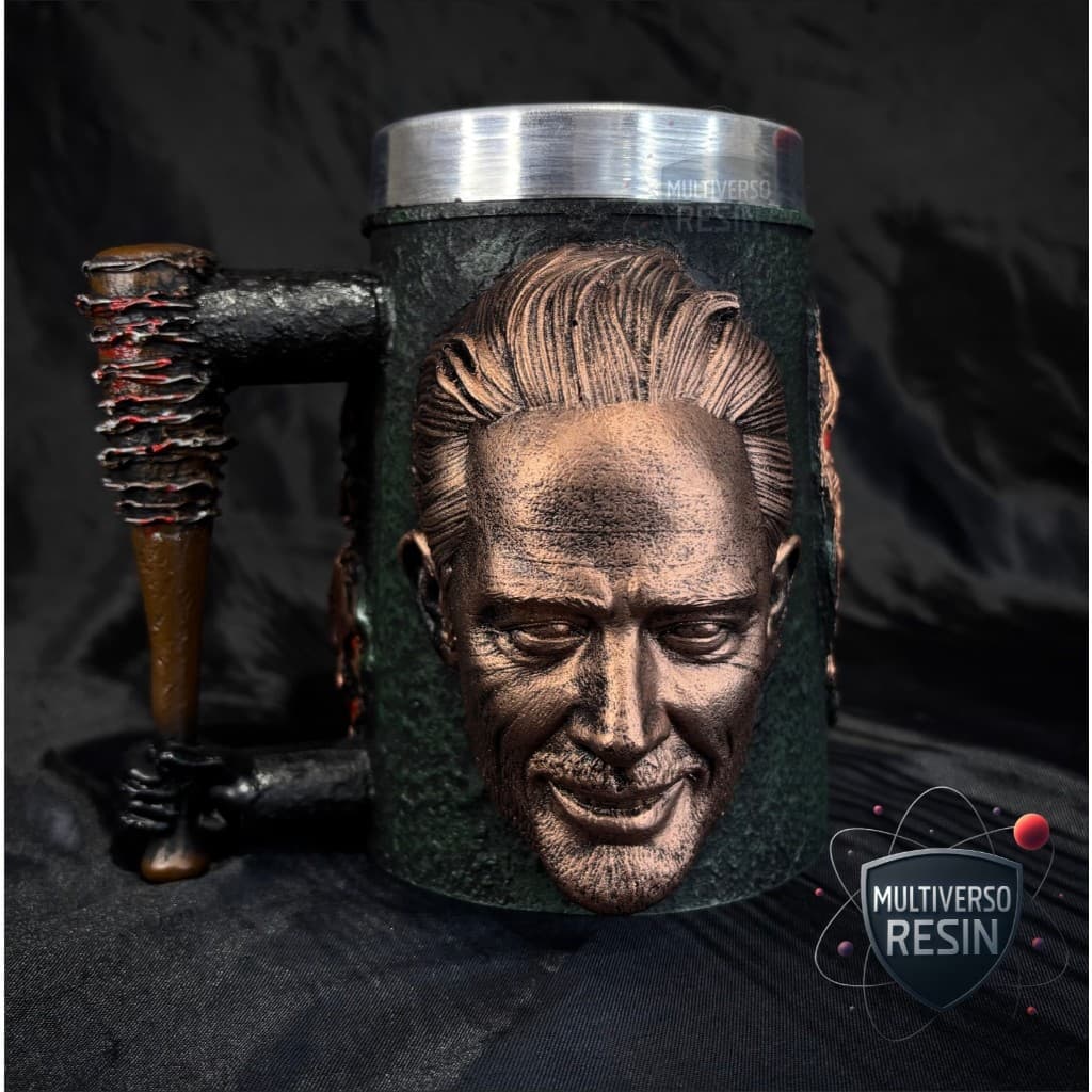 Caneca/Copo The Walking Dead Negan Lucille - Série 3D Resina
