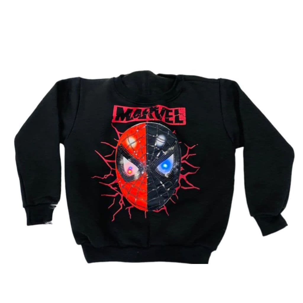 Casaco Infantil de Super-Herói com LED - INVERNO - menino/menina – Brilha no Escuro!