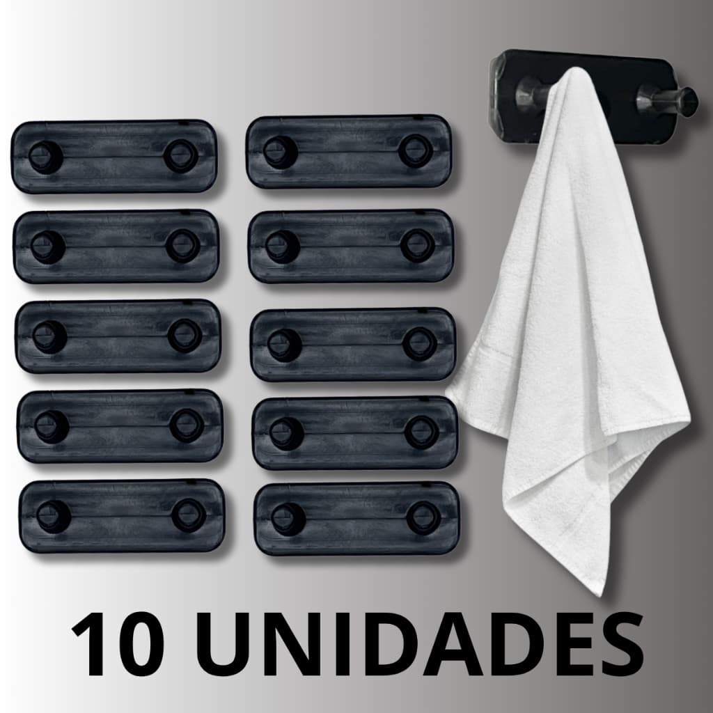 Kit Ganchos Adesivos de Parede Organizador Moderno para seu Espaço