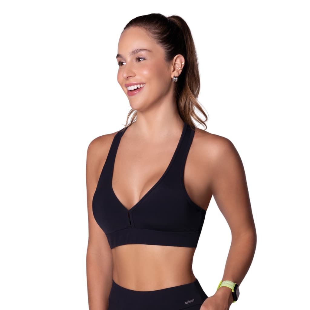 Top Com Bojo Removível Sport Fitness Academia Selene