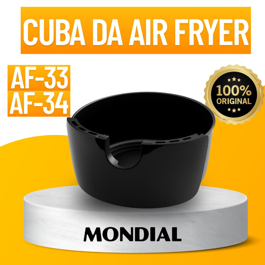 Cuba AIR FRYER MONDIAL C/ Adereço Af-33 Af-34