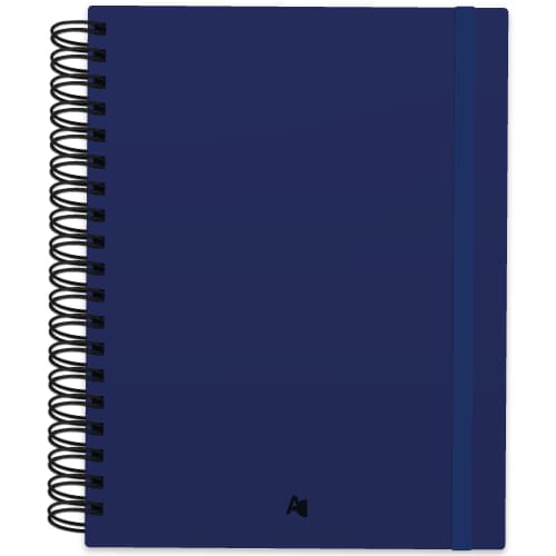 Caderno Reposicionável Azul Marinho AD Cadernos