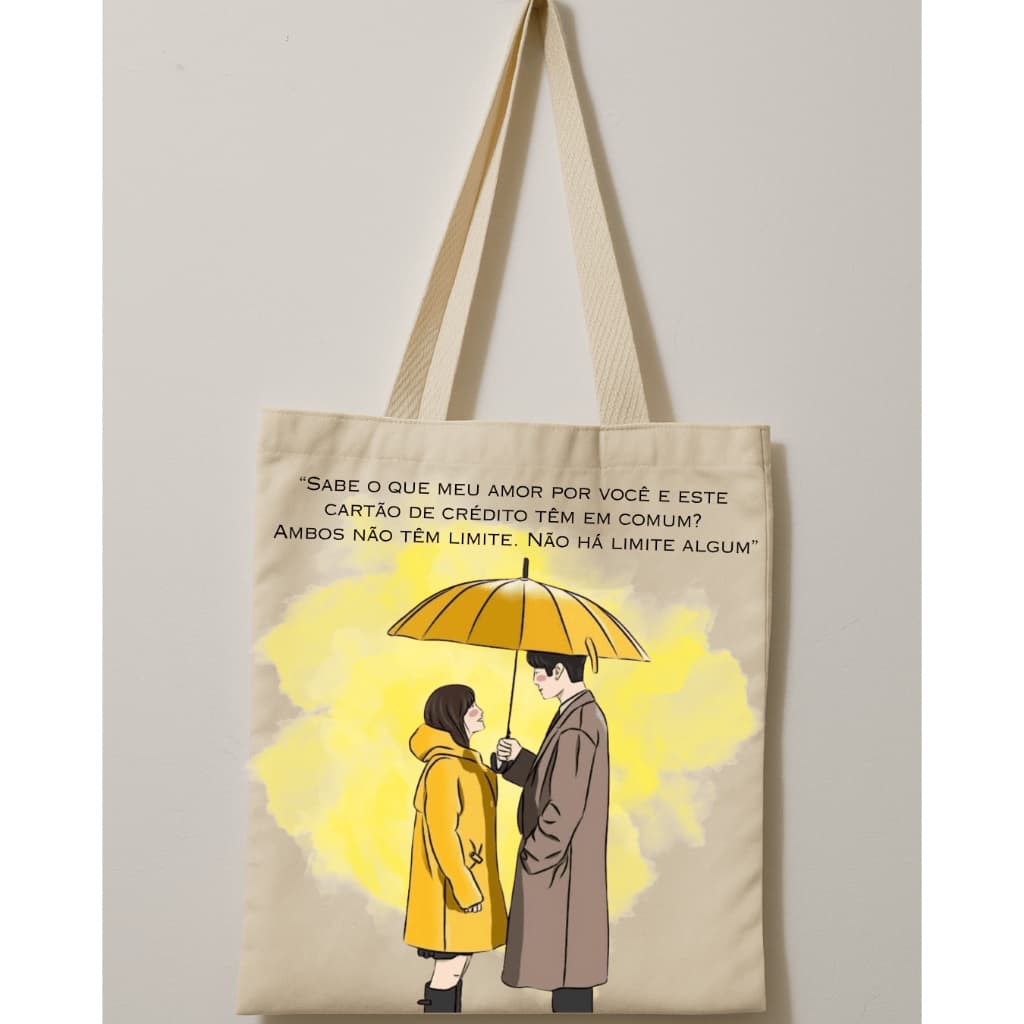Ecobag Pretendente Surpresa – 30x30 cm | Bolsa Ecológica K-Drama