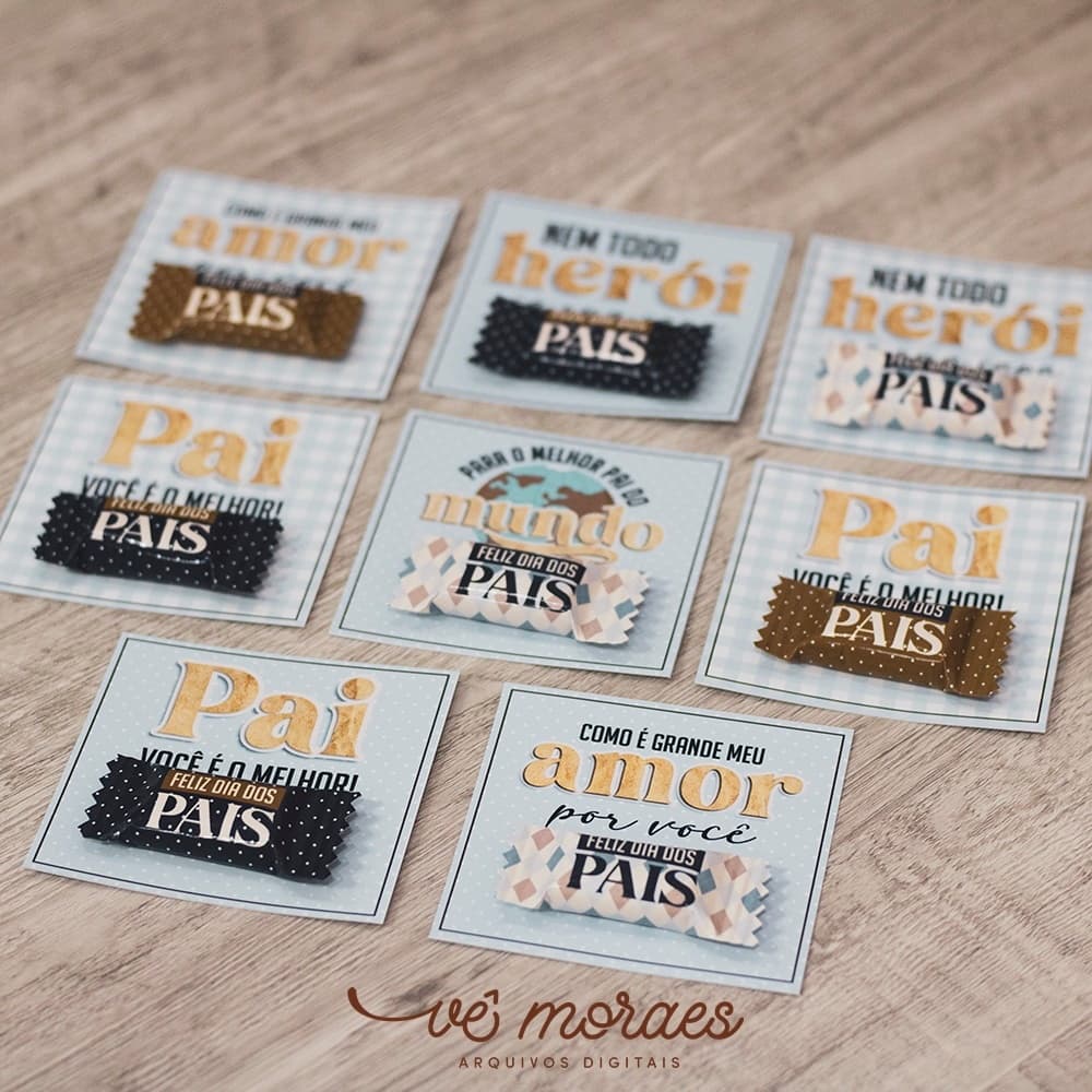 50 Balas Personalizada com Tag/Dia dos Pais/Lembrancinha/Mimo