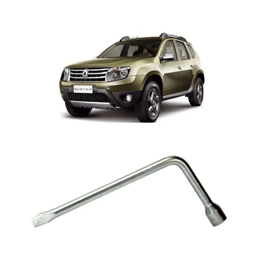 Chave de Roda em L com Espátula 17mm Cinoy – Ferro 33cm de comprimento