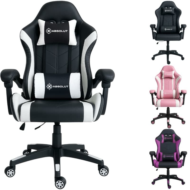 Cadeira Gamer X-Absolut Reclinável Escritório Giratória Ergonômica