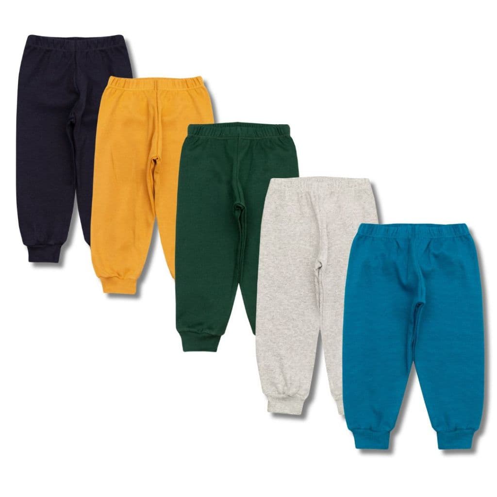 KIT 5 Calças Infantil Bebê tipo Mijão, cores Menino
