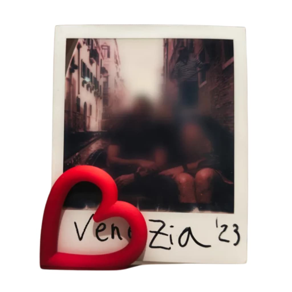 Suporte Coração Para Foto Polaroid