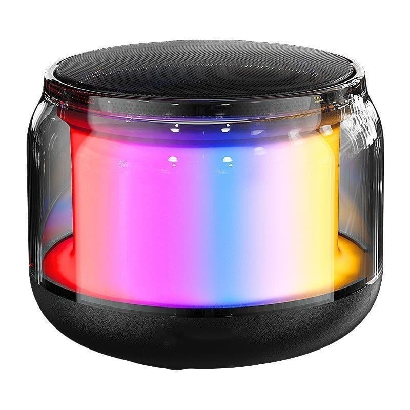 Mini Caixa de som Portátil Bluetooth Com Led Rgb Caixinha Som