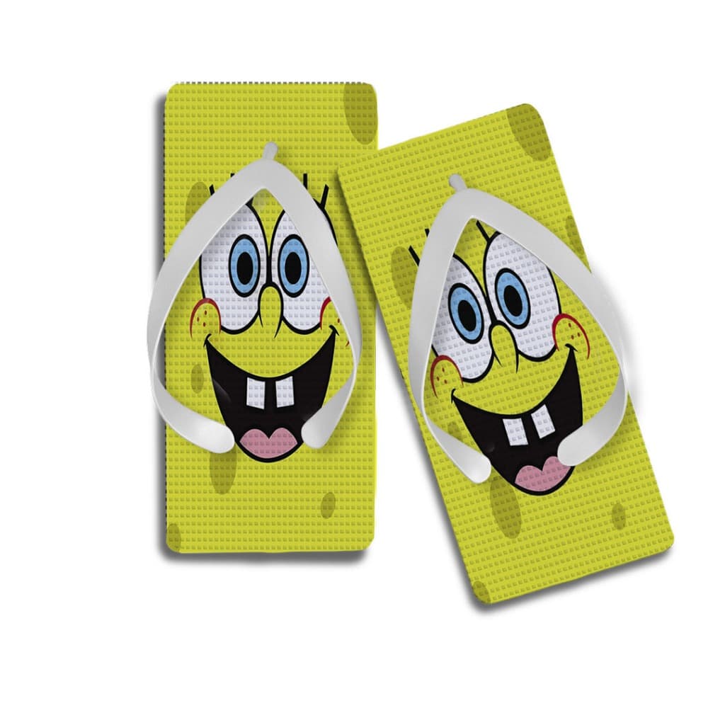 Chinelo Quadrado Personalizado Bob Esponja