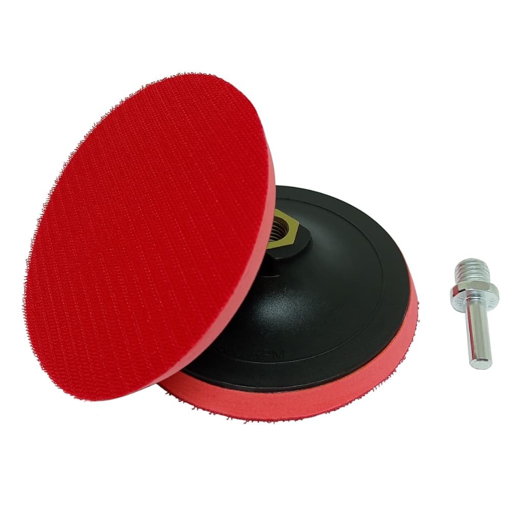 Suporte De Boina Com Velcro Para Furadeira 125mm + Adaptador