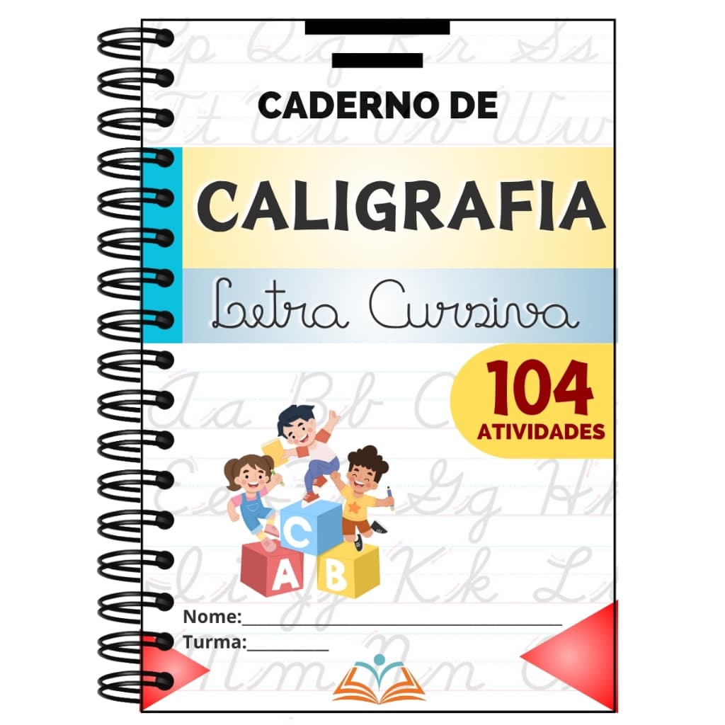 Livro de Caligrafia Infantil Caderno de Atividades