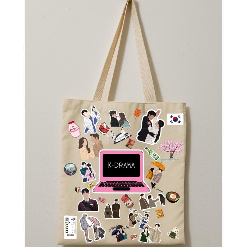 Ecobag K-Drama – Bolsa 30x30 cm | Ecológica | Dorama | Dorameira | Cultura Coreana