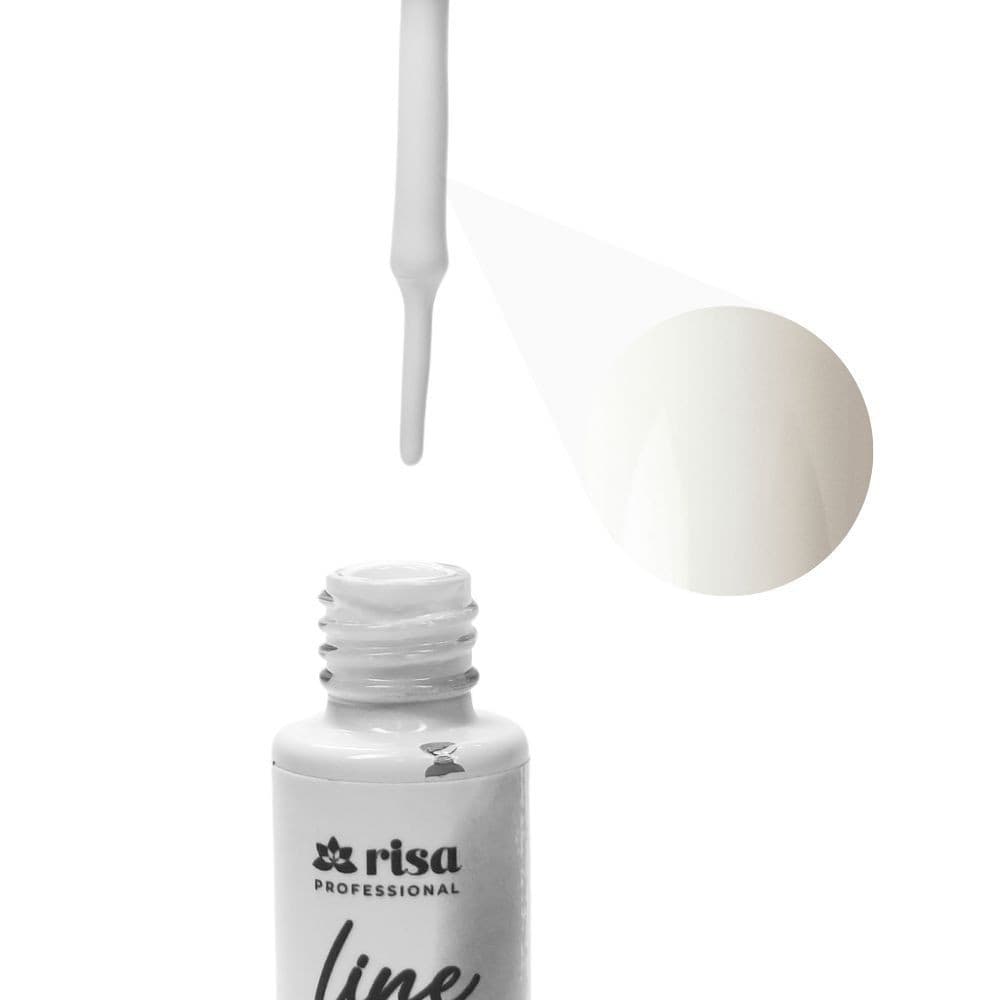 kit Esmalte Line Gel Polish 8g - Risa Professional Preto e Branco
