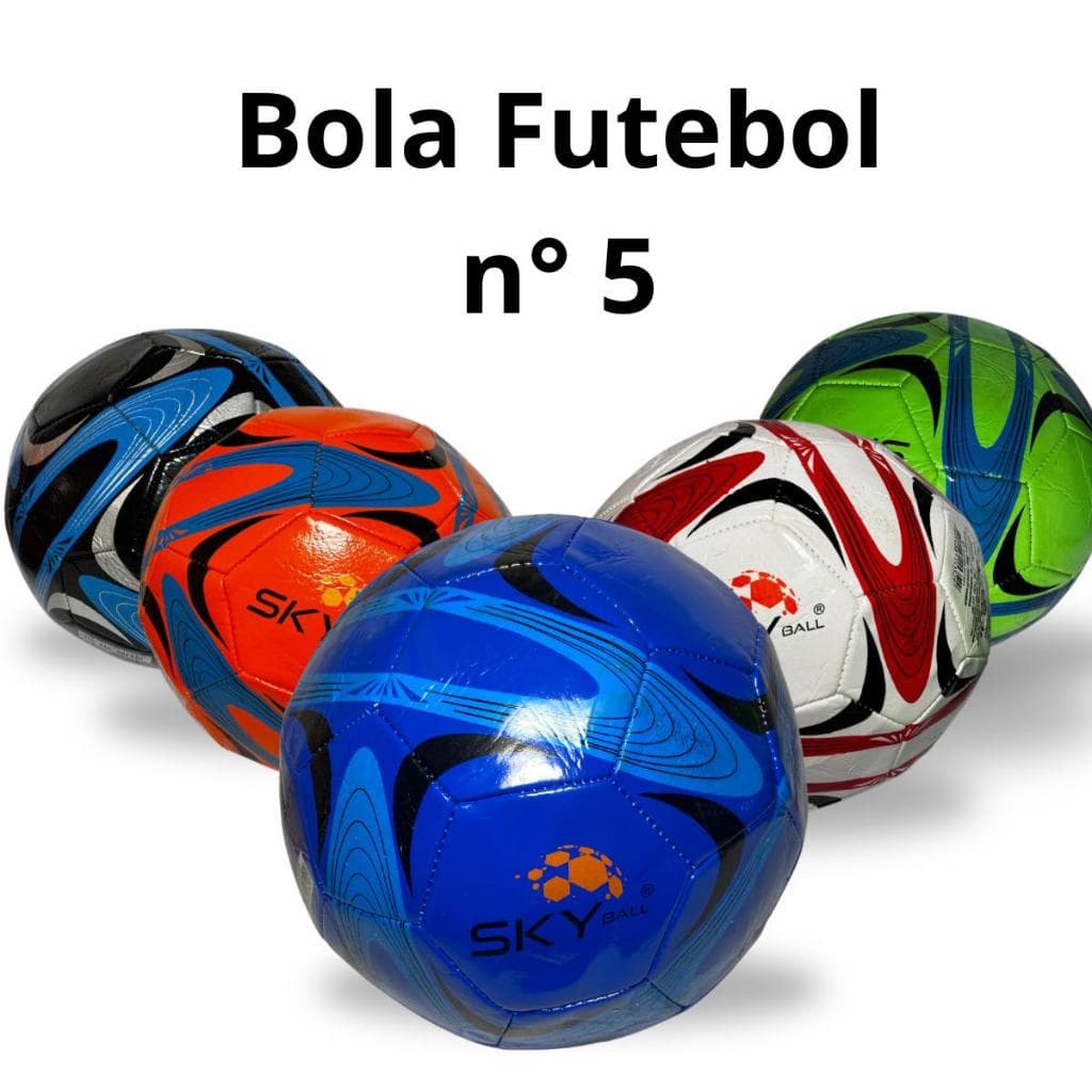 Bola de Futebol nº5 - 260g - Bola Futebol de Campo Bola Infantil numero cinco -  Envio imediato