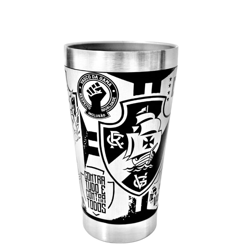 Copo Térmico 473ml personalizado Vasco da Gama 2 gravação a Laser Presente ideal