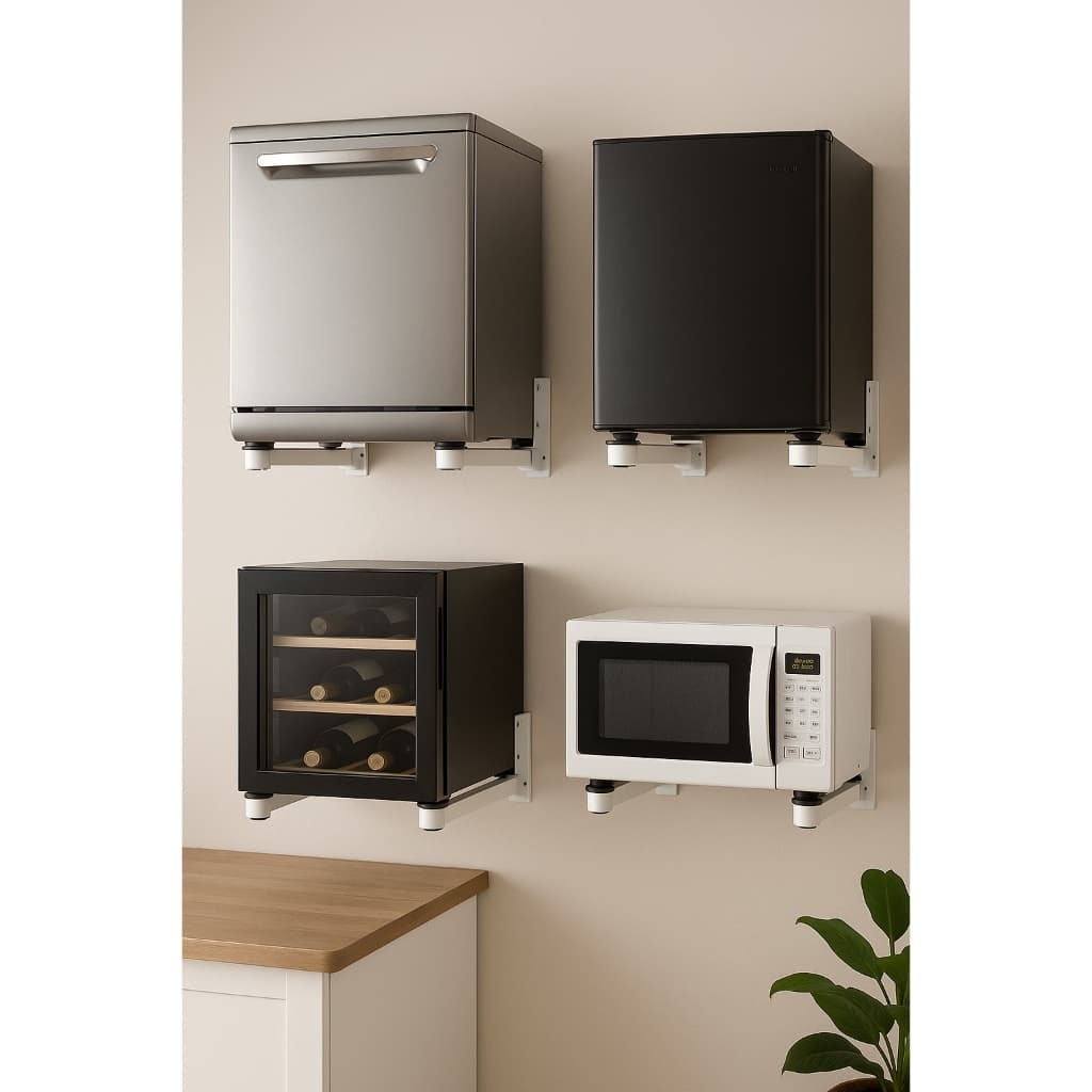 SUPORTE DE MICRO-ONDAS E FORNO ELÉTRICO DE PAREDE