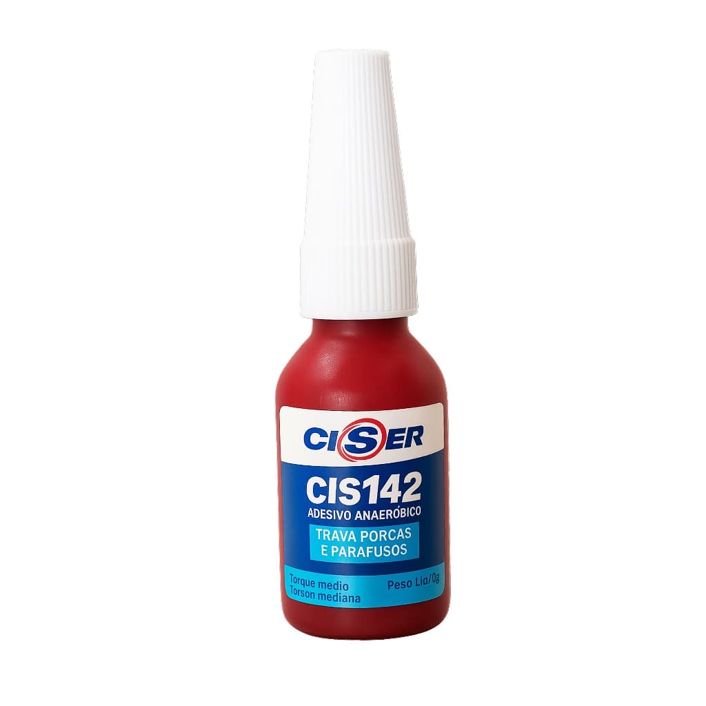 Trava Rosca Adesivo Anaeróbico CIS 142 10g Veda Rosca TORQUE MÉDIO FIXAÇÃO SEGURA