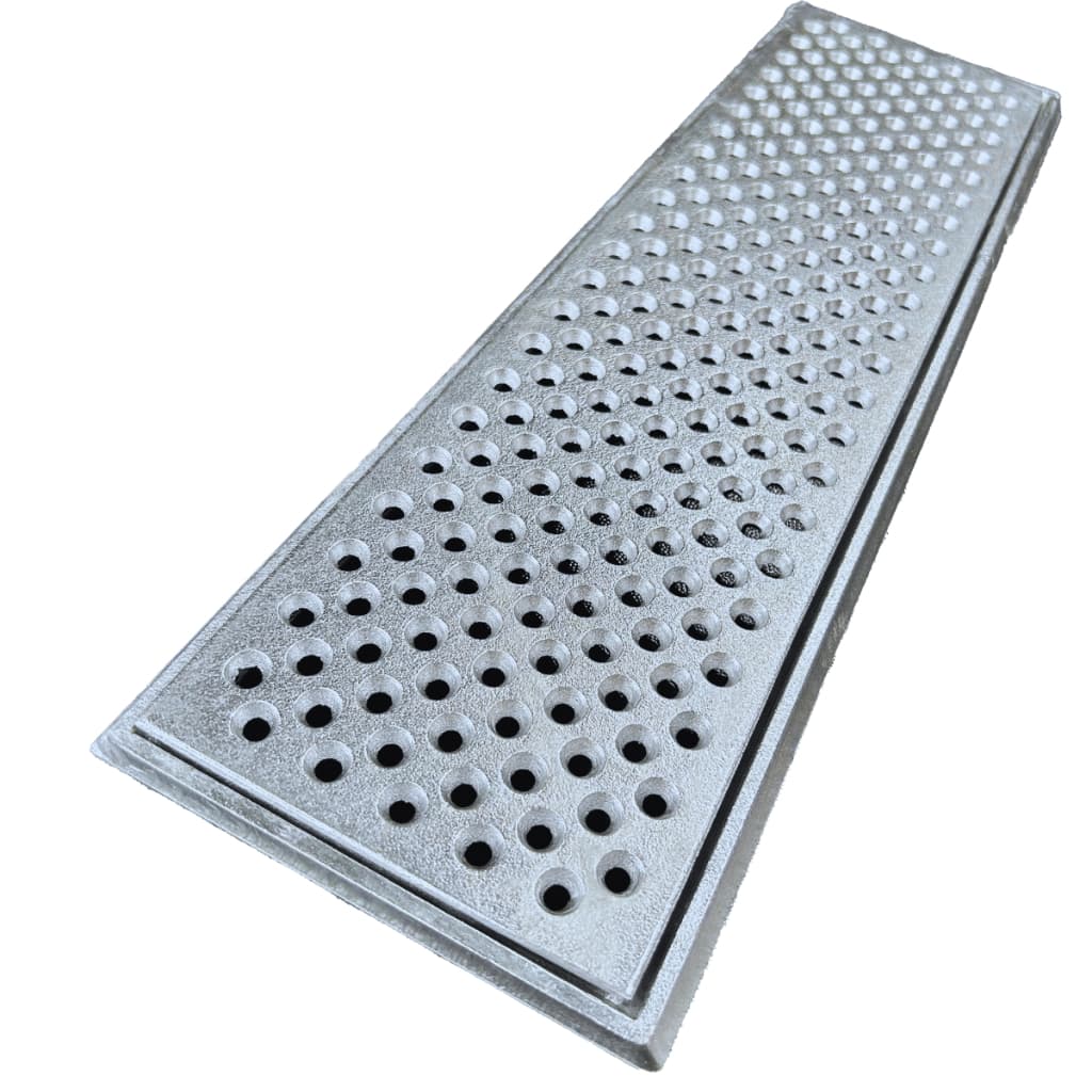 Ralo Guvi 15x50cm Grelha Anti-Inseto Aro Suporte em Alumínio