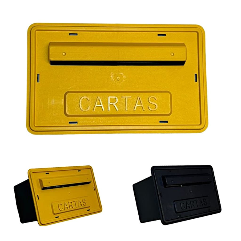 Caixa de Correios Cartas Correspondencia Embutir Sobrepor Não Amassa Não enferruja