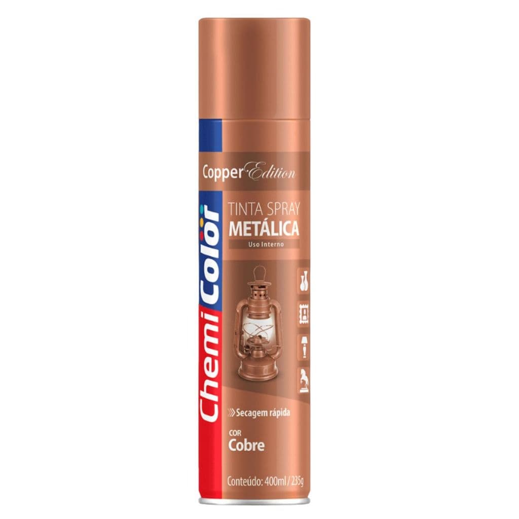 SPRAY METALICO COBRE 400ml - CHEMICOLOR