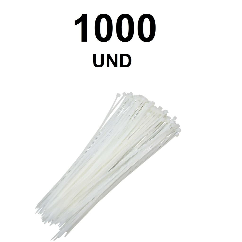 Abraçadeira de nylon ( 7,6 de largura)branco  enforca gato cinta de plástica