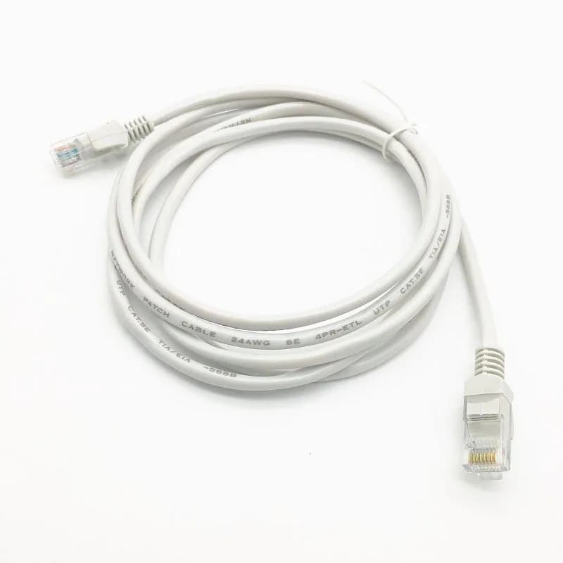 Cabo de Rede CAT5E 3 Metros Montado Ethernet 24AWG