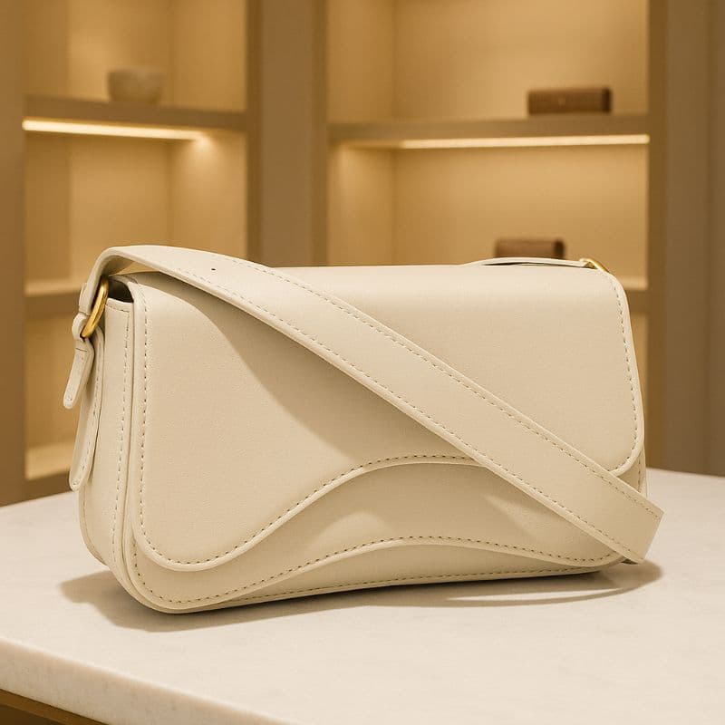 Bolsa Feminina Tiracolo com Fechamento Magnético e Alça ConfortávelSe