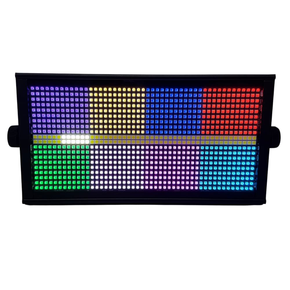 Refletor Luz Estroboscópica Led Strobo Atomic 1000W C/ Efeitos RGB