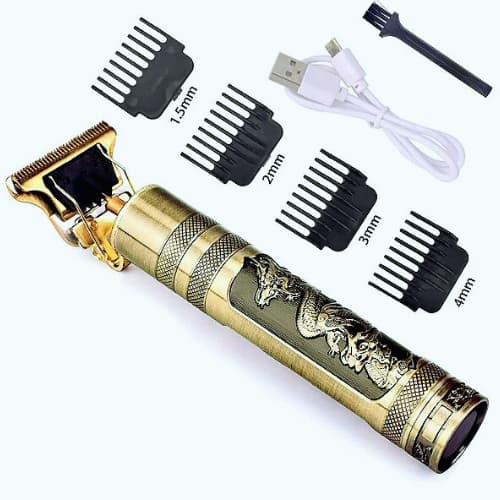 Maquina de Barbear e Cortar Cabelo com Pentes de Varios Tamanhos