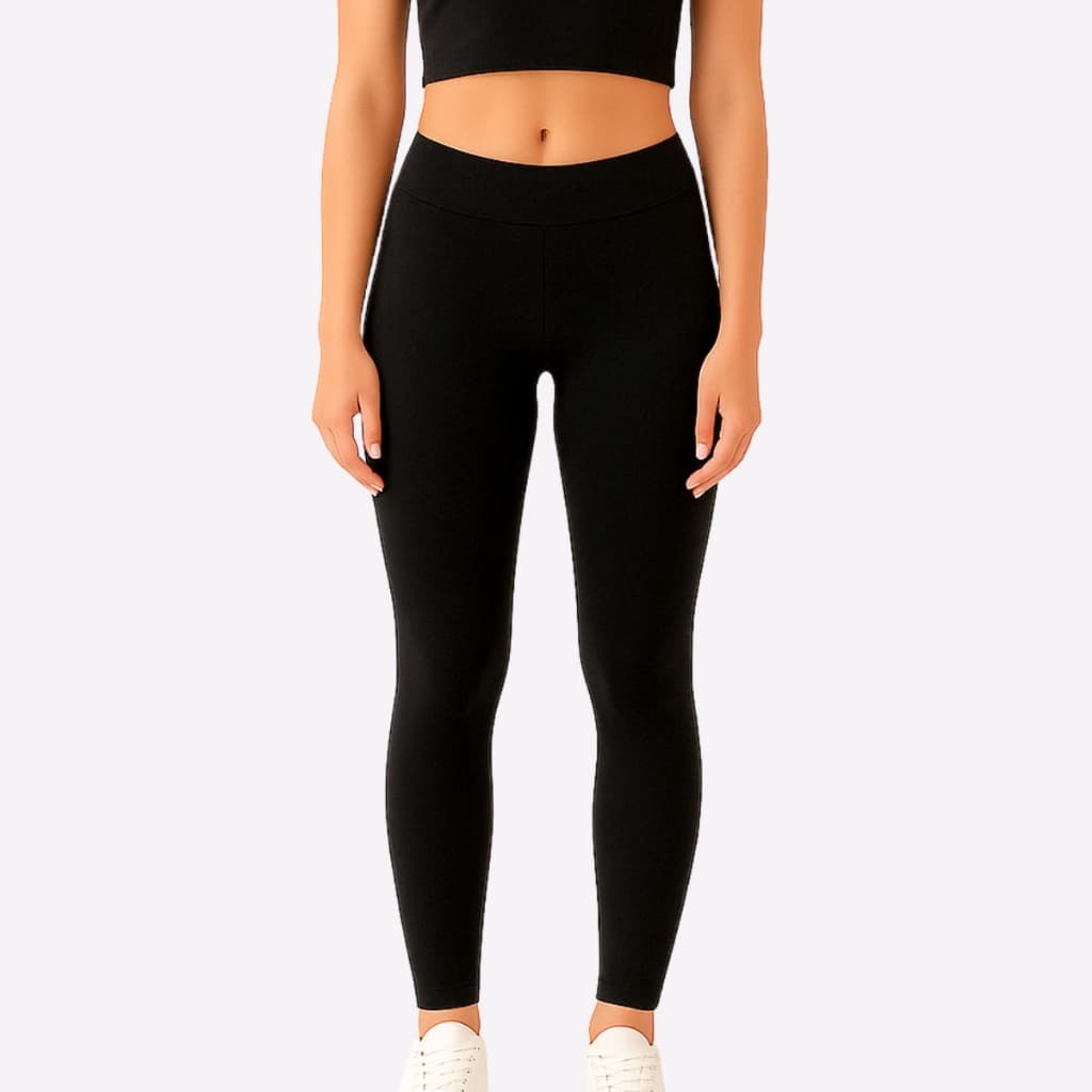 Calça Legging Térmica Feminina Segunda Pele Meia Calça Inverno Frio Flanelada
