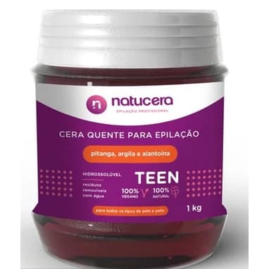 Cera Depilatória Hidrossolúvel Pitanga 1 kg - Natucera