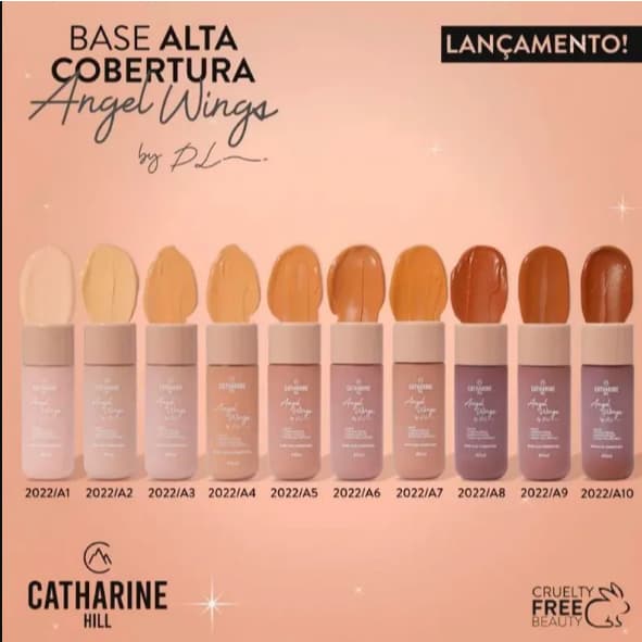 Catharine Hill - Angel Wings by Pri Lessa - Base Alta Cobertura - 40ml