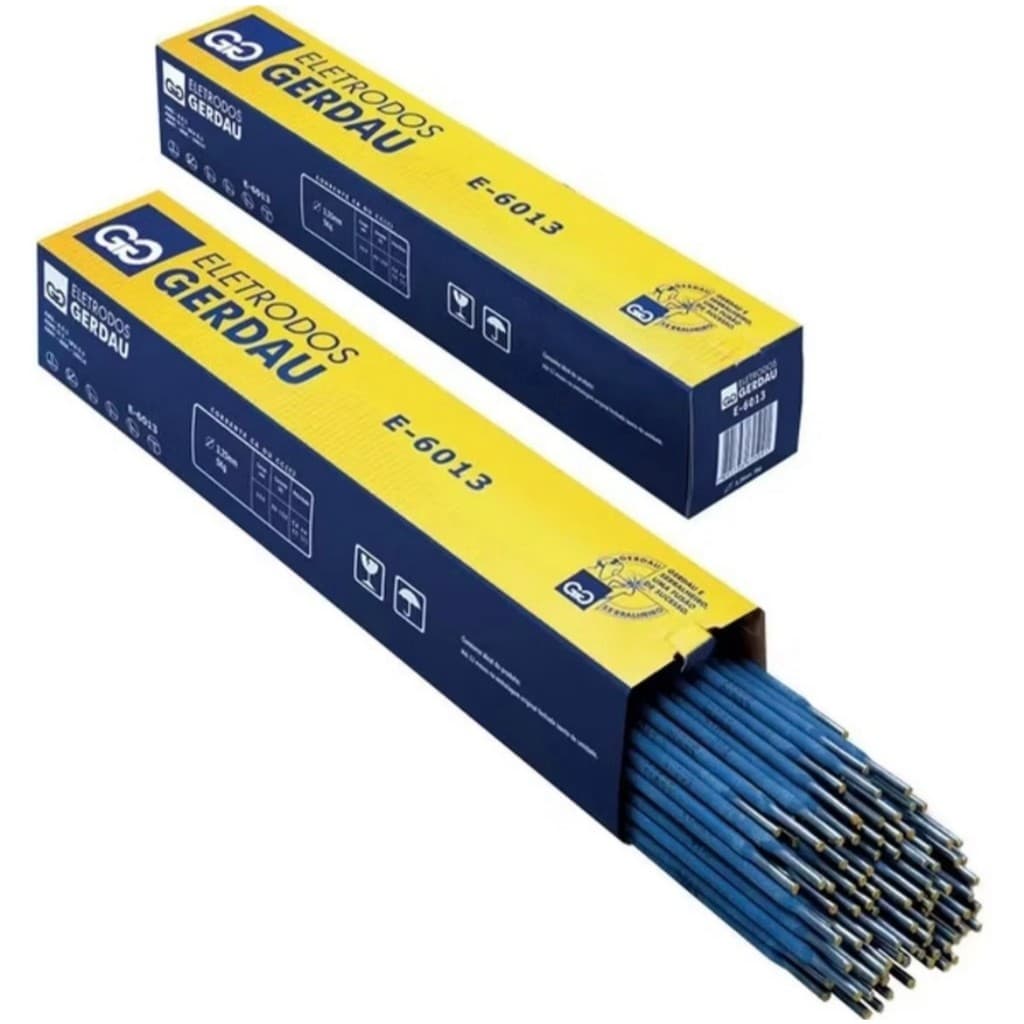 Eletrodo Gerdau Solda Revestido Azul 6013 (20 VARETAS ) 2,50mm Aço / Ferro
