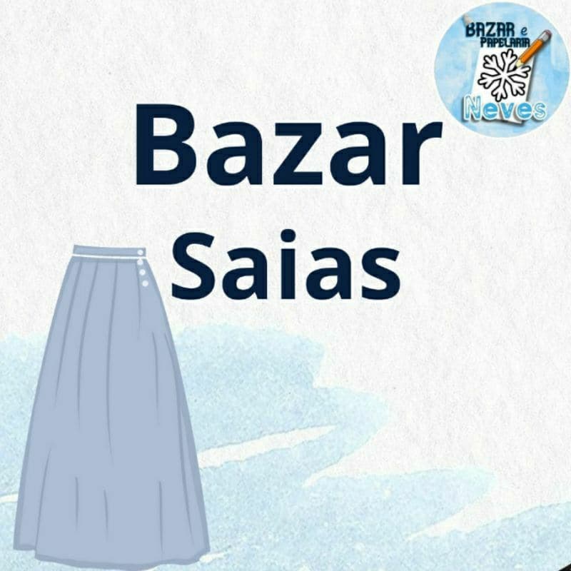 Saias Rodadas mini saia social de brechó / Bazar / Estampada / (Roupa Usada)