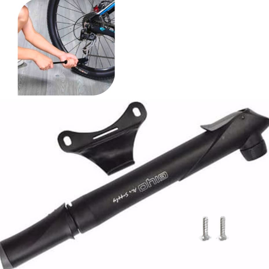 Bomba de Ar Mini Telescópica Giyo para Encher Pneus de Bike e Bicicleta - Compacta e Eficiente Casa