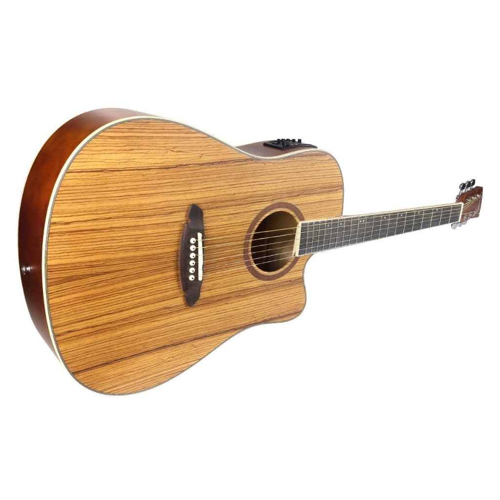 Violão Elétrico Safira 41" - Tonante - Tampo Em Zebra - Eq 5 Bandas - Fosco - Vsz1954N41Z
