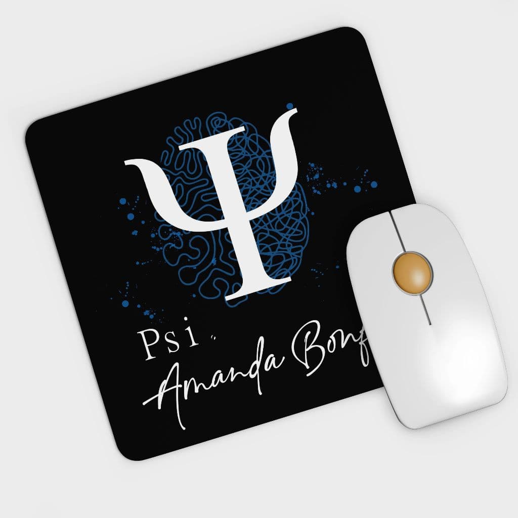 Mouse Pad Personalizado Psicologo(a) com Nome