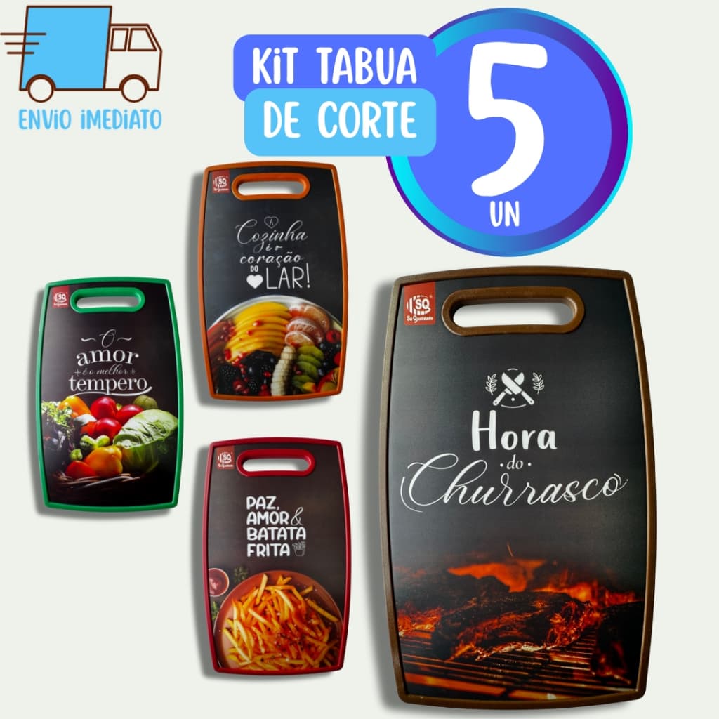 5 Tábuas de Corte Grande de Cozinha para Legumes Comida Carne Salada Para Churrasco Restaurante Casa