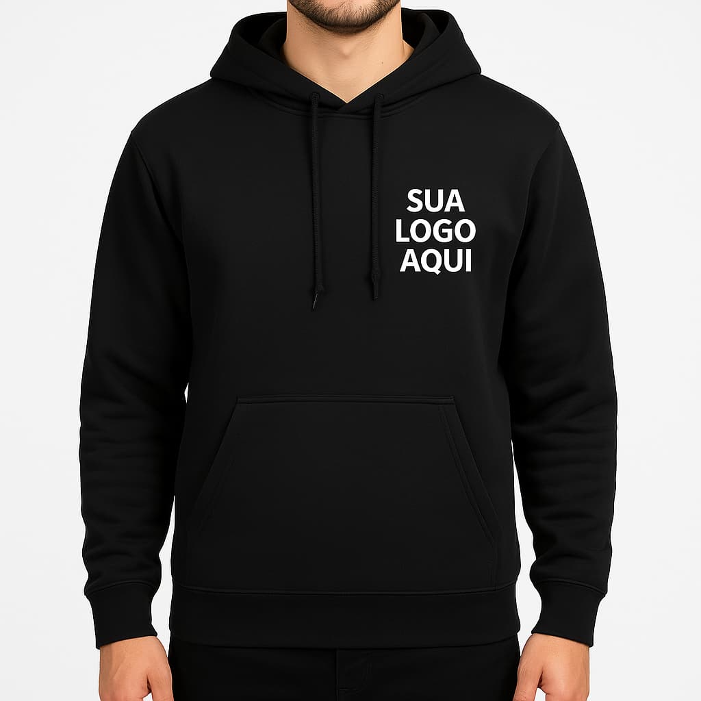 Moletom Canguru Personalizado | Logo Empresa | Uniforme e Brinde