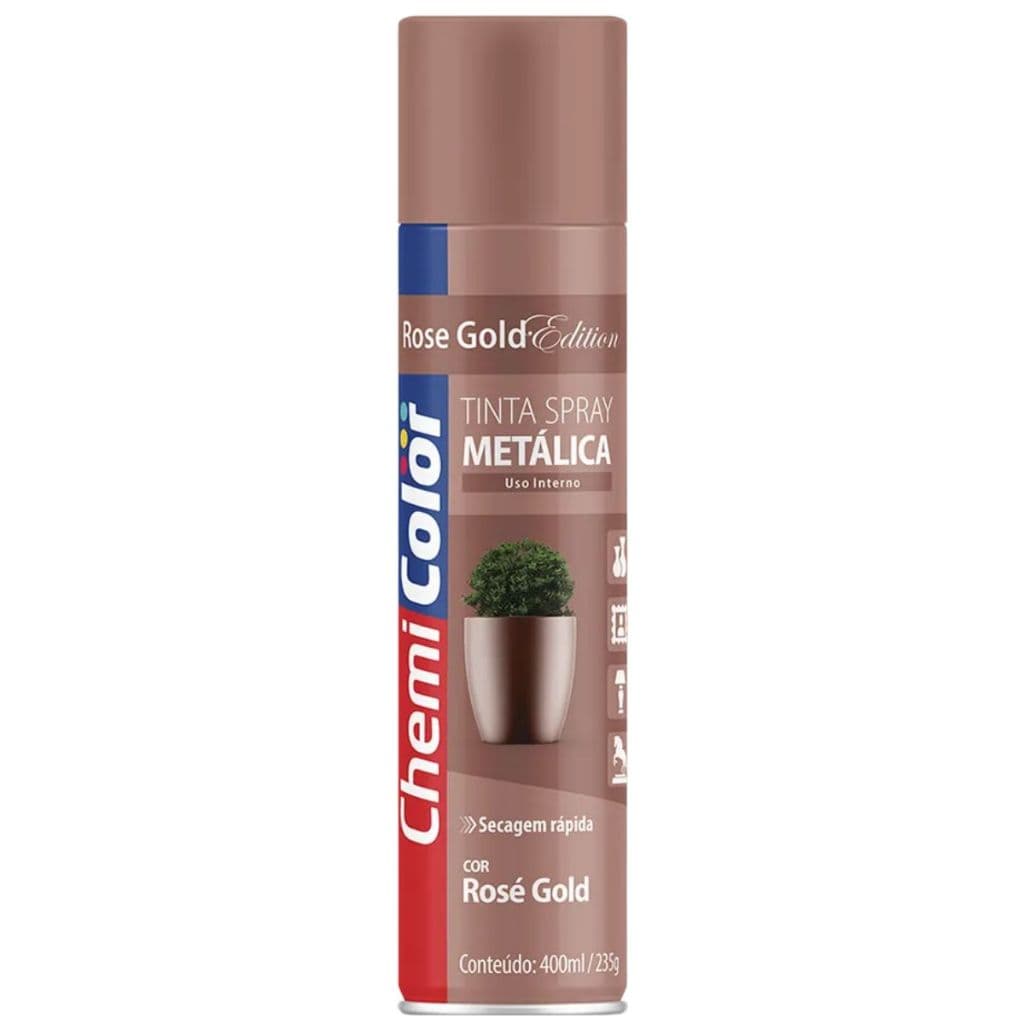 SPRAY METALICO ROSE GOLD 400ml - CHEMICOLOR