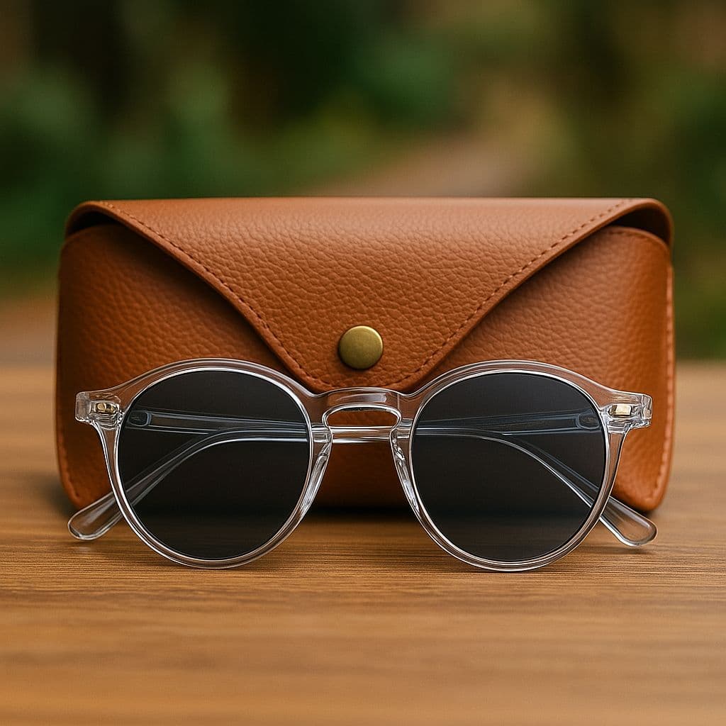 PROMOÇÃO - Óculos Behave New Gray Cinza Transparente **