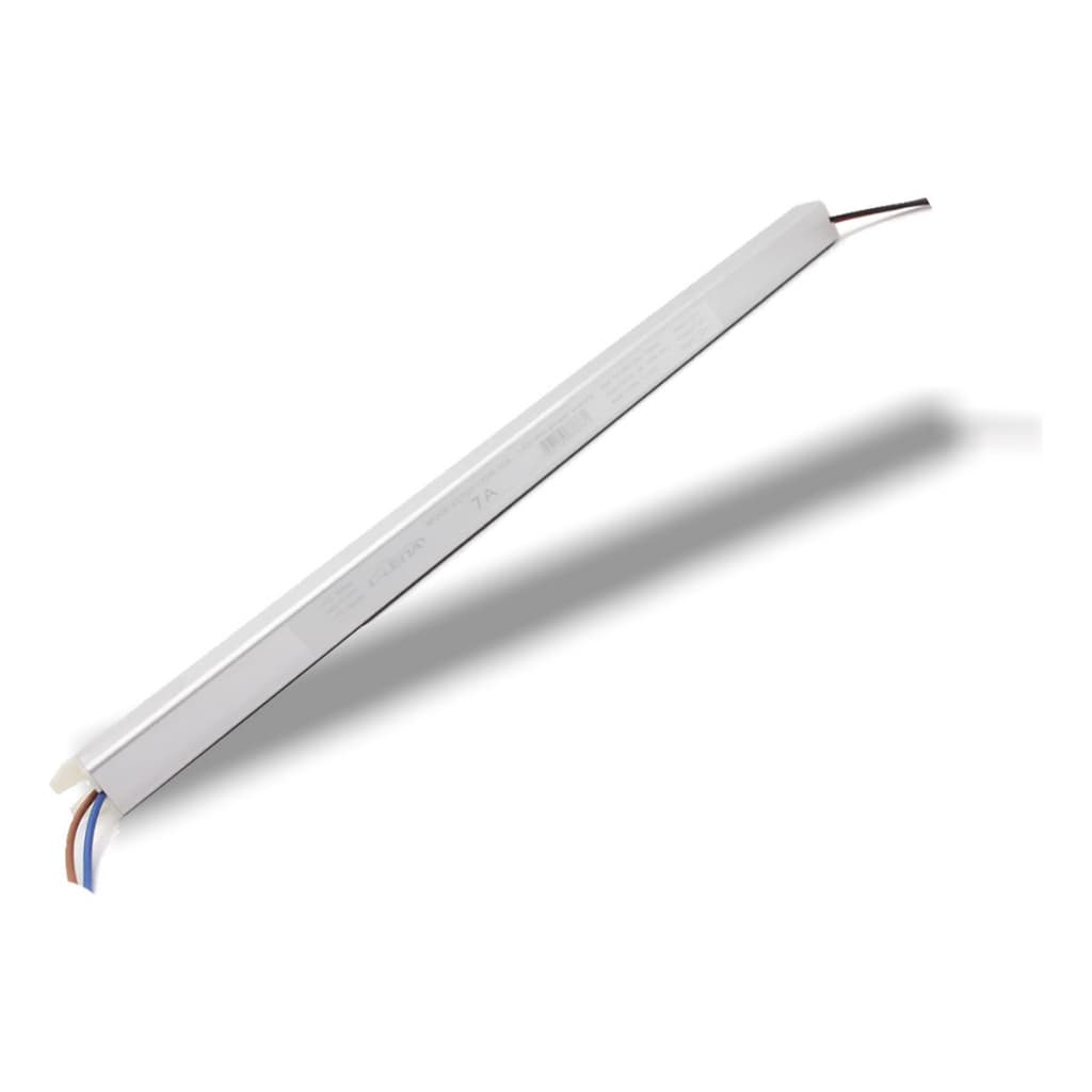 Fonte Slim 12V 7A 48W Bivolt Para Fita LED Perfil Compacto Driver LED