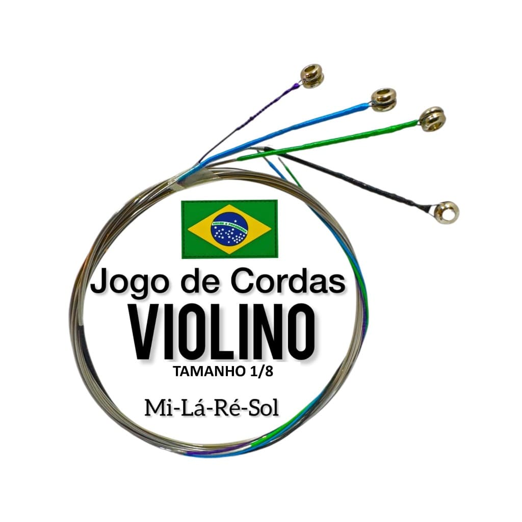 Cordas Violino Tamanho 1/8 Violino Infantil Germany Strings Aço Alemão