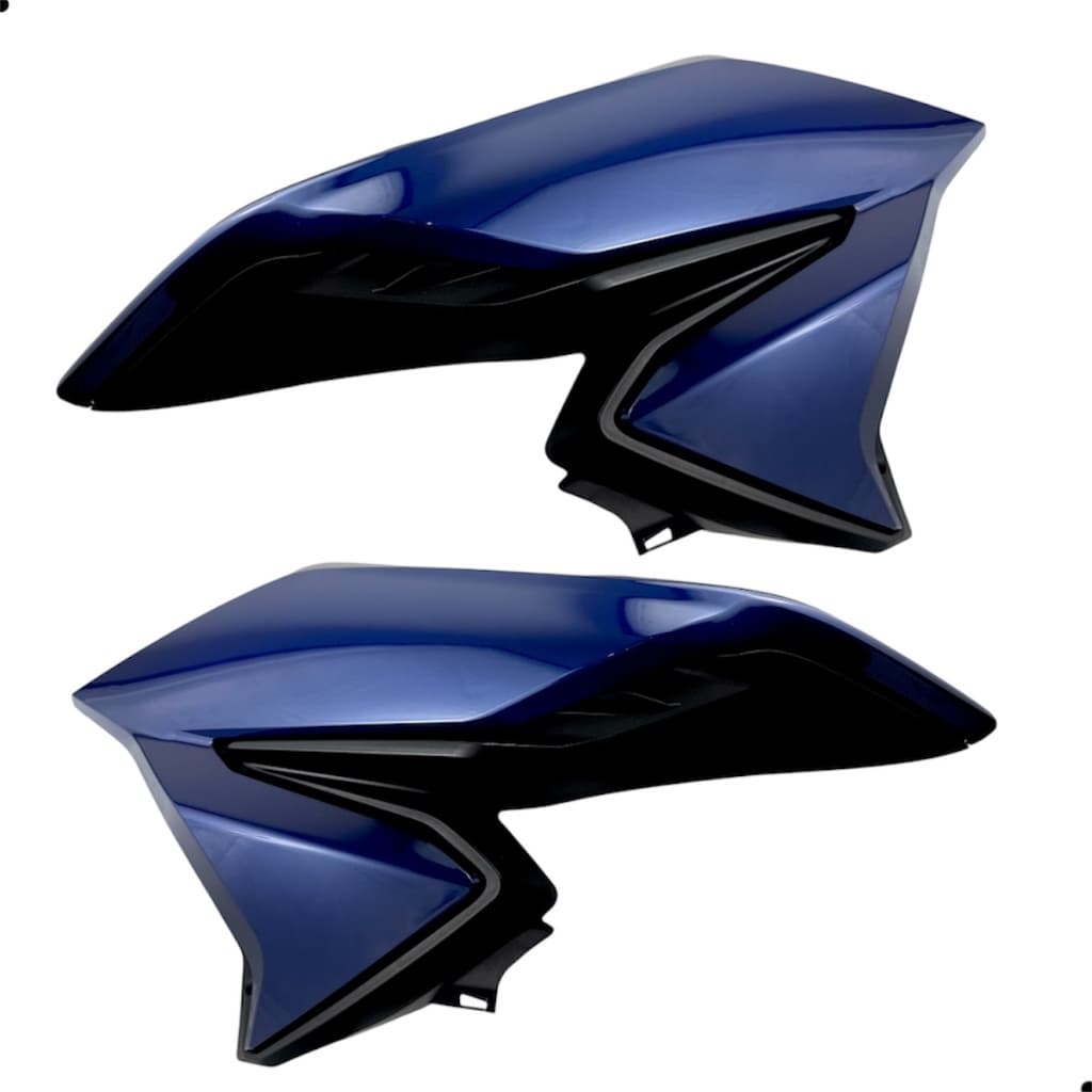 Carenagem Lateral Aba Titan 160 Azul Spencer Completo 2022 A 2024