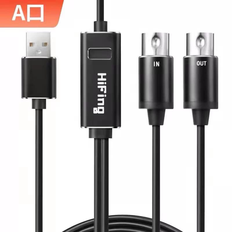 CABO MIDI PARA USB profissonal