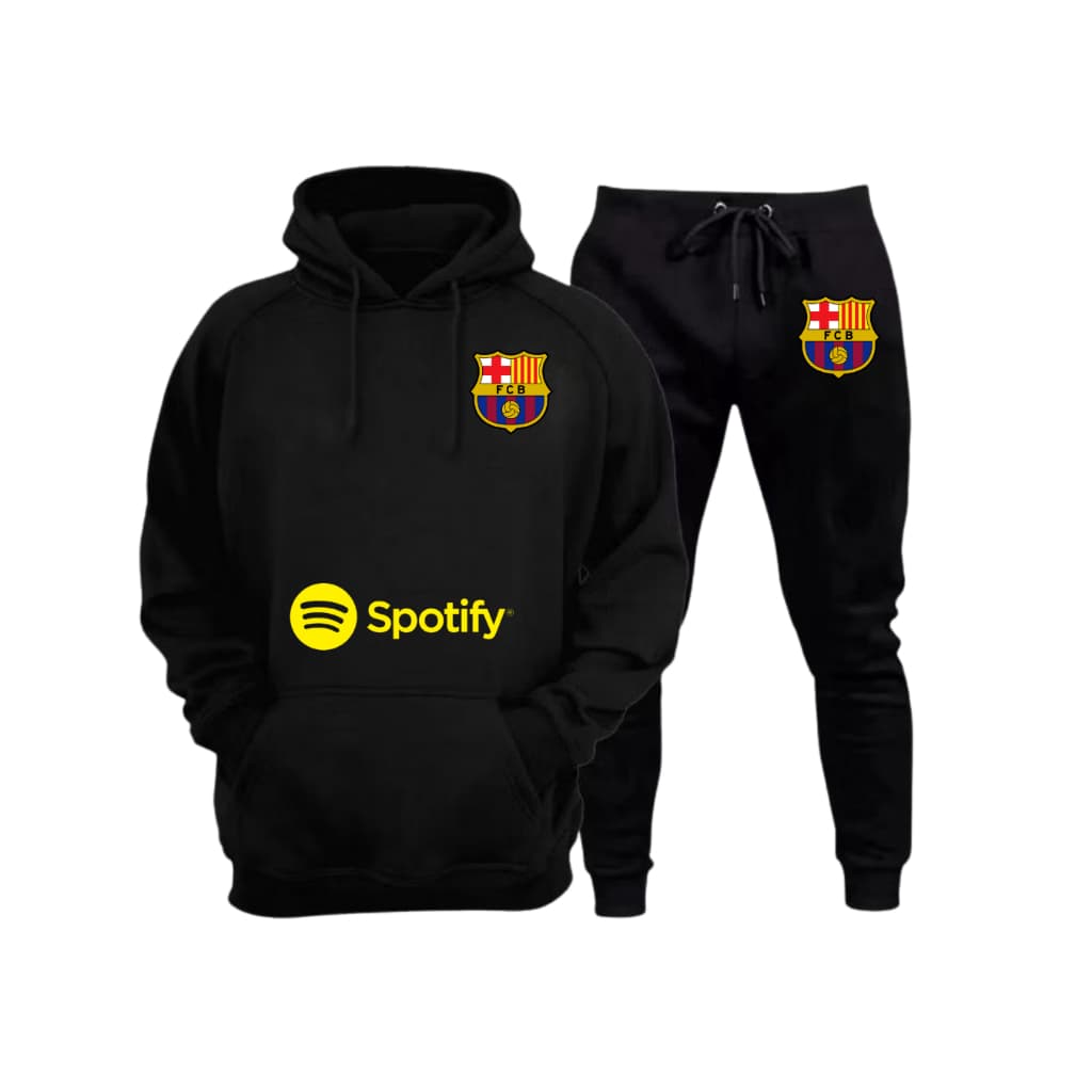 Blusa de Frio e Calça Preto Moletom Europeu b.a.r.c.a Flanelado Feminino Masculino Unissex Sueter Times